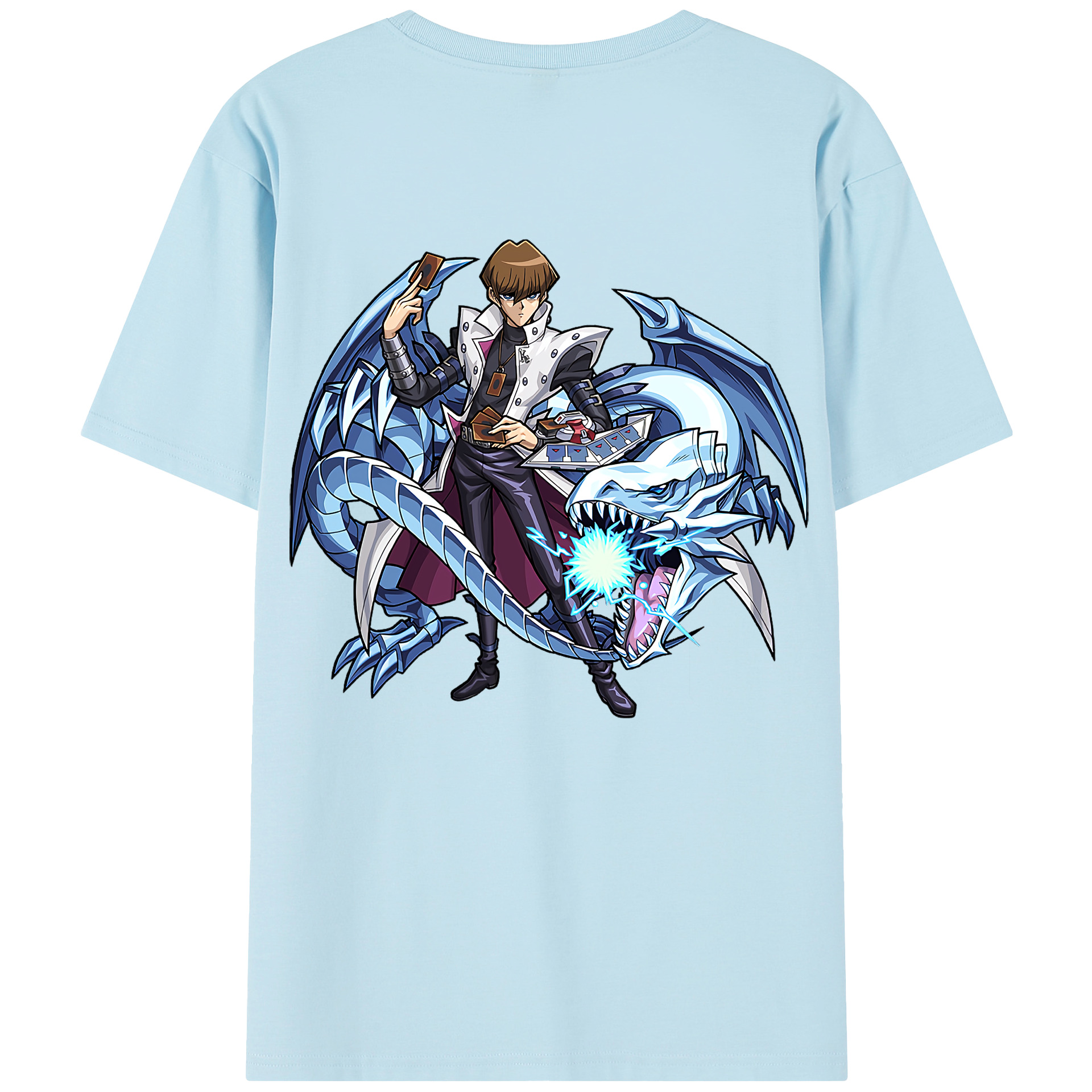 （画像用） 遊☆戯☆王 Yu-Gi-Oh! 綿100％半袖Tシャツ（背面プリント）